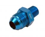 Alloy Straight Union -8 to 1/4 Npt (Blue)