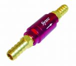 Sytec One Way Valve with 10mm push on tails (Red)