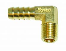 Sytec Brass 90 Degree Union 1/4 NPT - 10mm (Facet 479813)