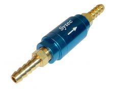 Sytec One Way Valve with 6mm push on tails (Blue)