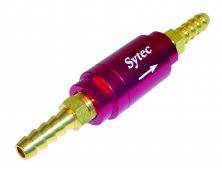 Sytec One Way Valve with 6mm push on tails (Red)