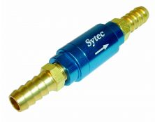 Sytec One Way Valve with 10mm push on tails (Blue)