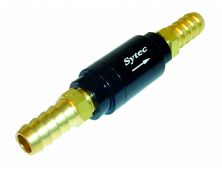 Sytec One Way Valve with 10mm push on tails (Black)