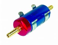 Small Bullet Fuel Filter (Blue) 10mm Tails